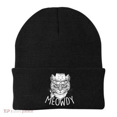 Meowdy Texas Cat Beanie