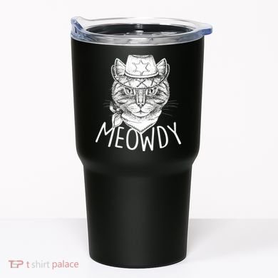 Meowdy Texas Cat Tumbler