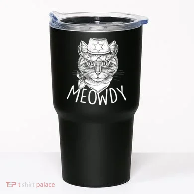 Meowdy Texas Cat Tumbler