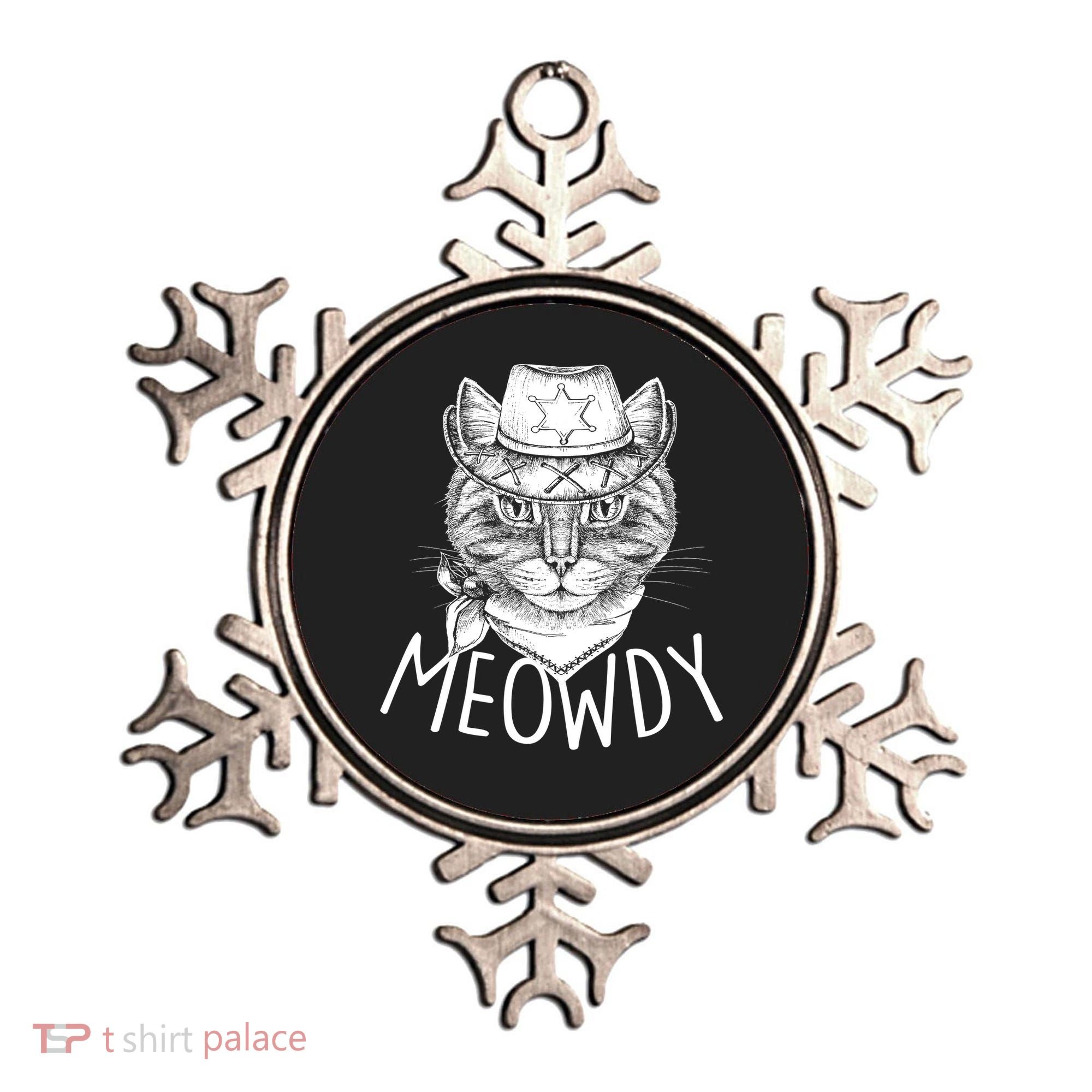 Meowdy Texas Cat Ornament