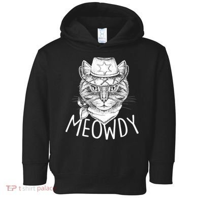 Meowdy Texas Cat Toddler Hoodie