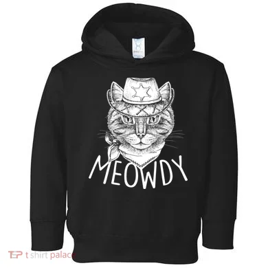 Meowdy Texas Cat Toddler Hoodie