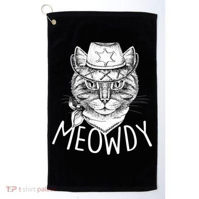 Meowdy Texas Cat Golf Towel