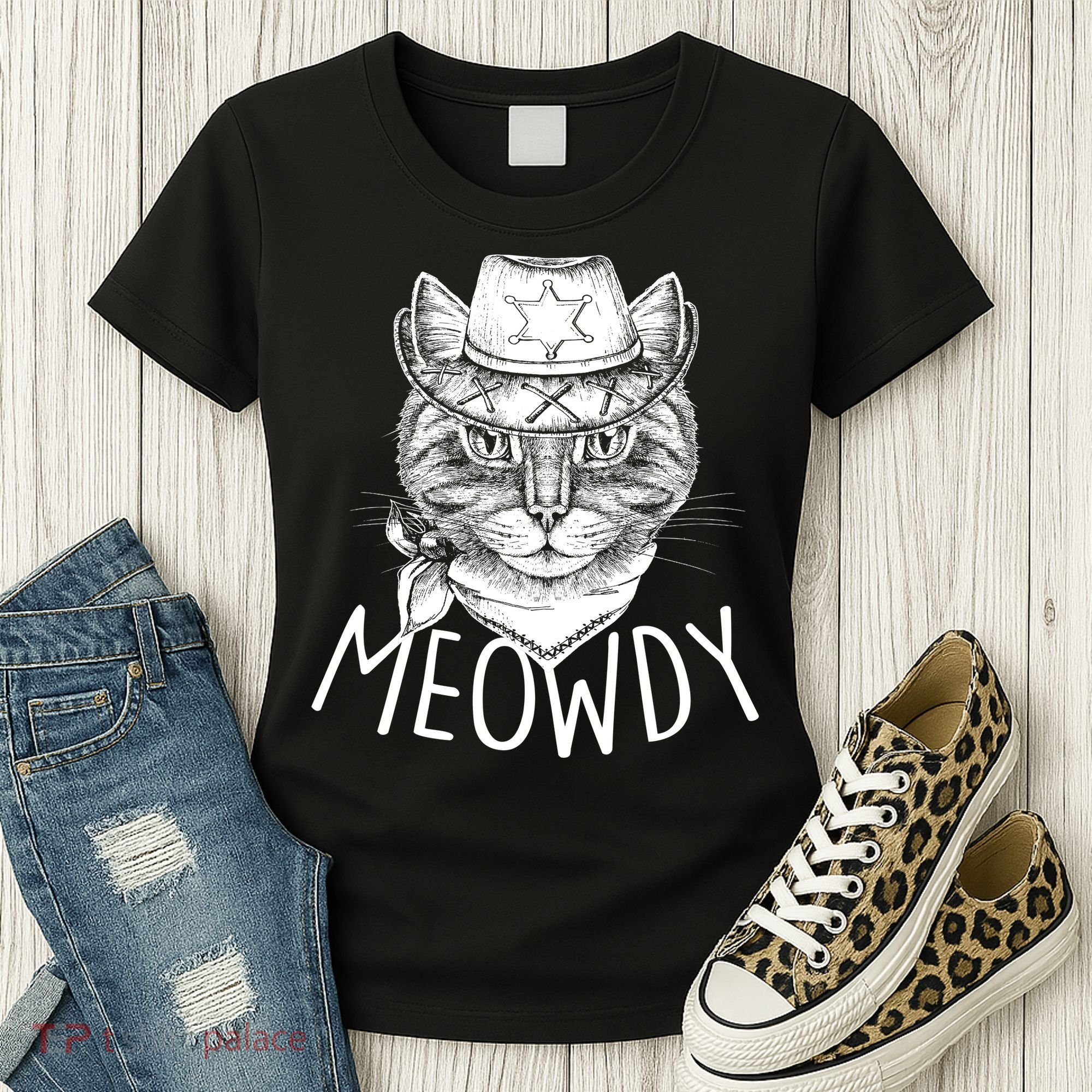 Meowdy Texas Cat Women's T-Shirt