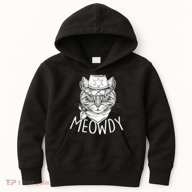 Meowdy Texas Cat Kids Hoodie