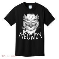 Meowdy Texas Cat Kids T-Shirt thumb 0