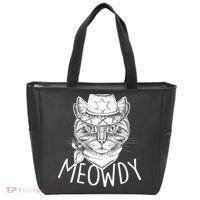 Meowdy Texas Cat Tote Bag thumb 0