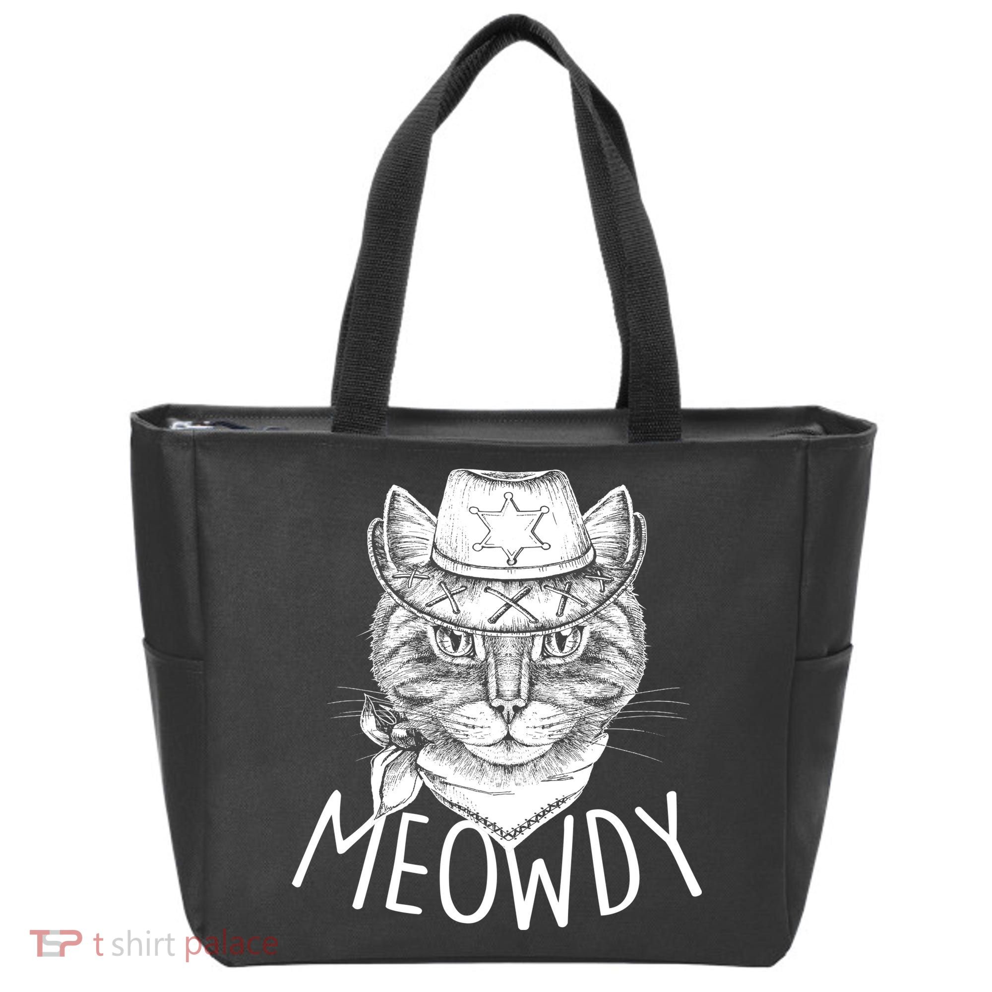 Meowdy Texas Cat Tote Bag