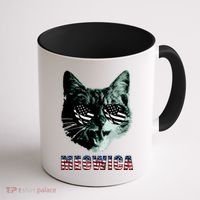 Meowica USA Cat Coffee Mug thumb 1