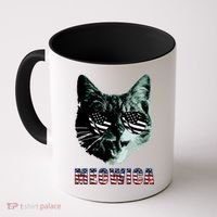 Meowica USA Cat Coffee Mug thumb 0
