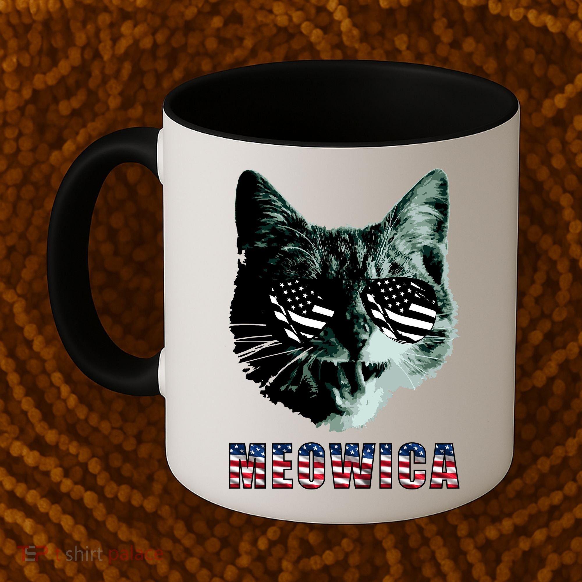 Meowica USA Cat Coffee Mug