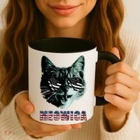 Meowica USA Cat Coffee Mug thumb 3