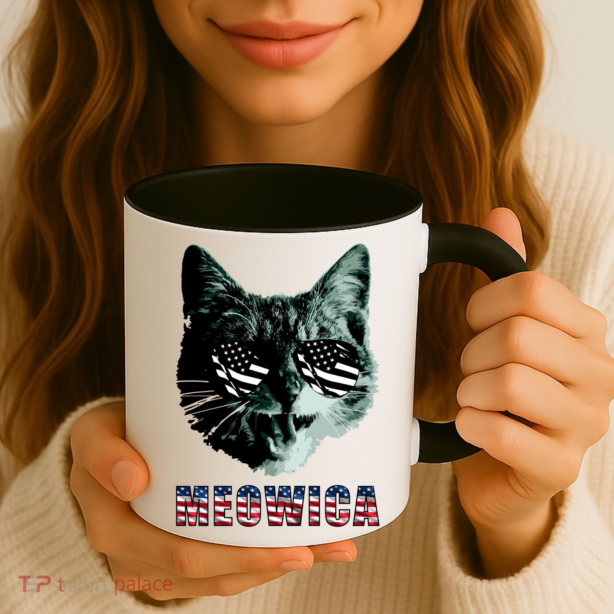 Meowica USA Cat Coffee Mug
