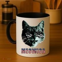Meowica USA Cat Coffee Mug thumb 4