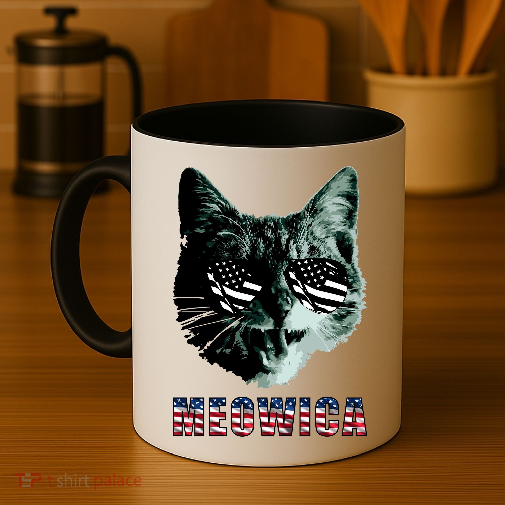Meowica USA Cat Coffee Mug