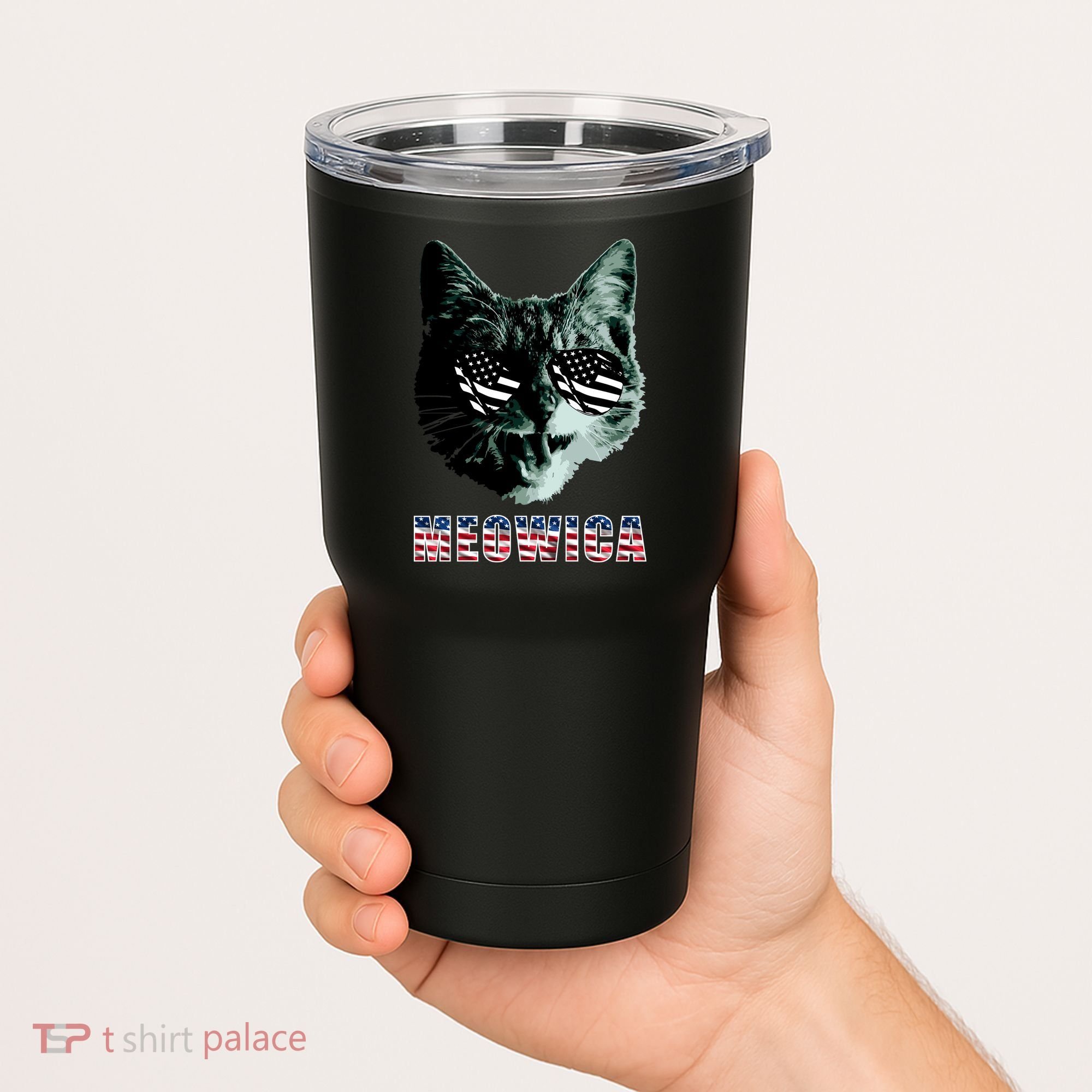 Meowica USA Cat Tumbler