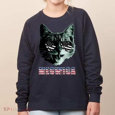 Meowica USA Cat Women's Sweatshirt
