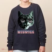 Meowica USA Cat Women's Sweatshirt thumb 0