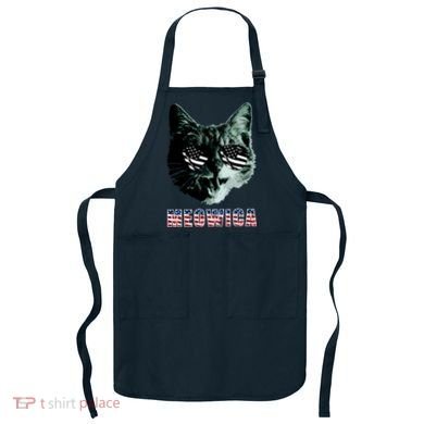 Meowica USA Cat Apron