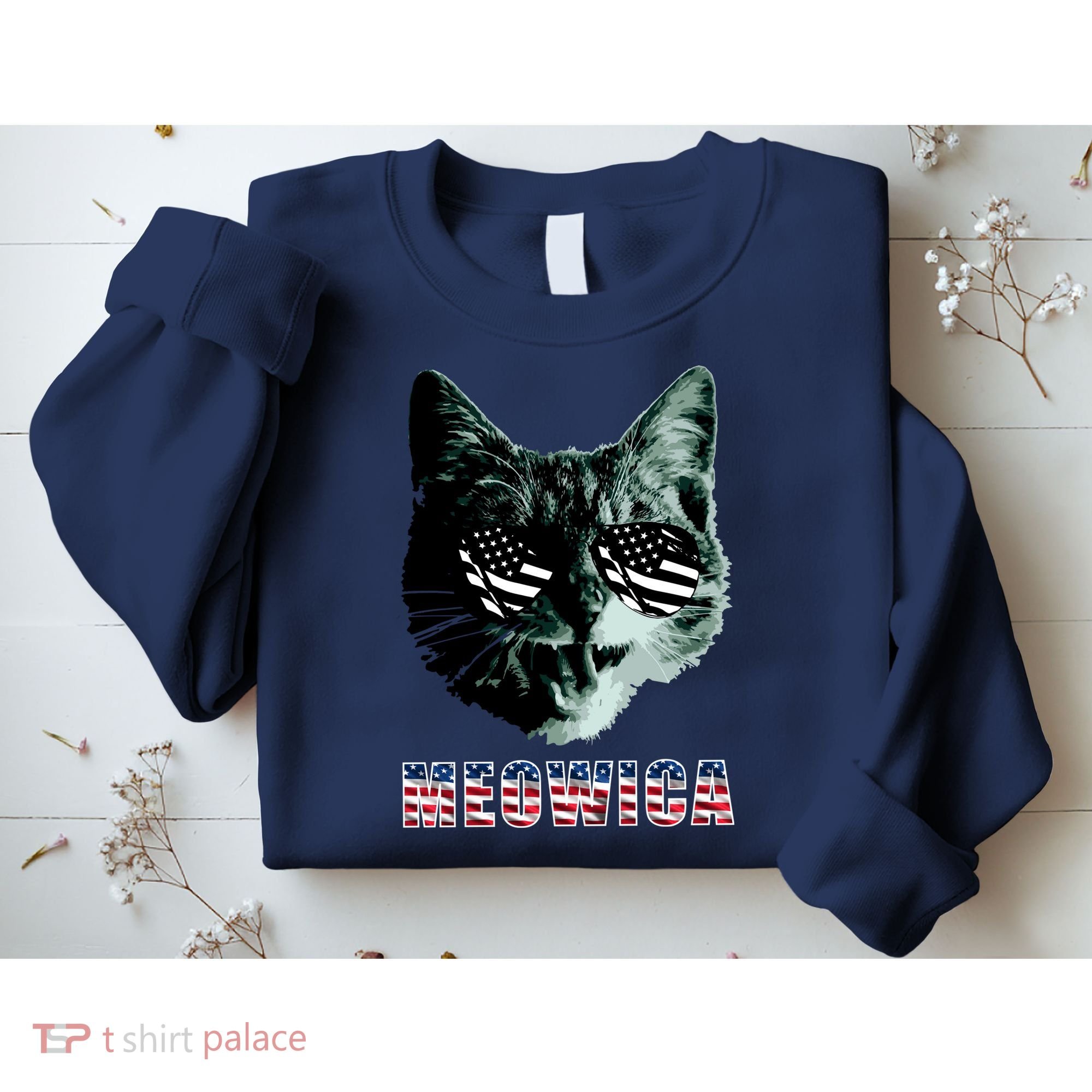 Meowica USA Cat Sweatshirt