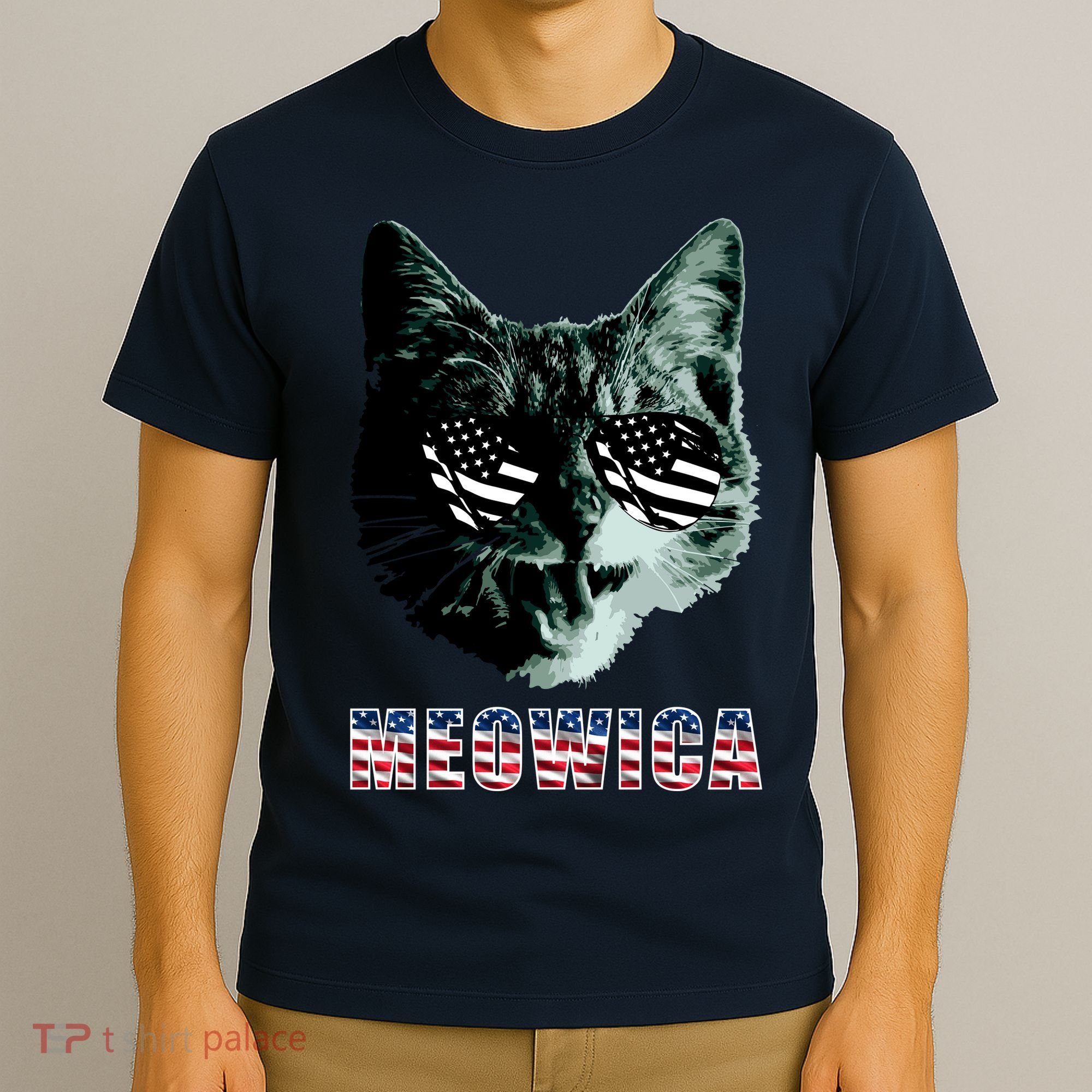 Meowica USA Cat T-Shirt