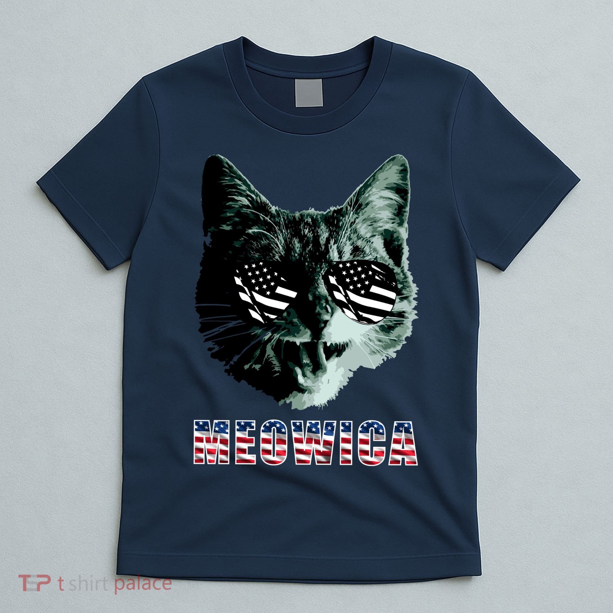 Meowica USA Cat T-Shirt