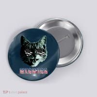 Meowica USA Cat Button thumb 0