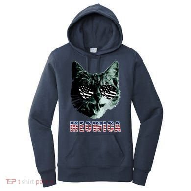 Meowica USA Cat Women's Hoodie