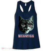 Meowica USA Cat Women's Tank Top thumb 0