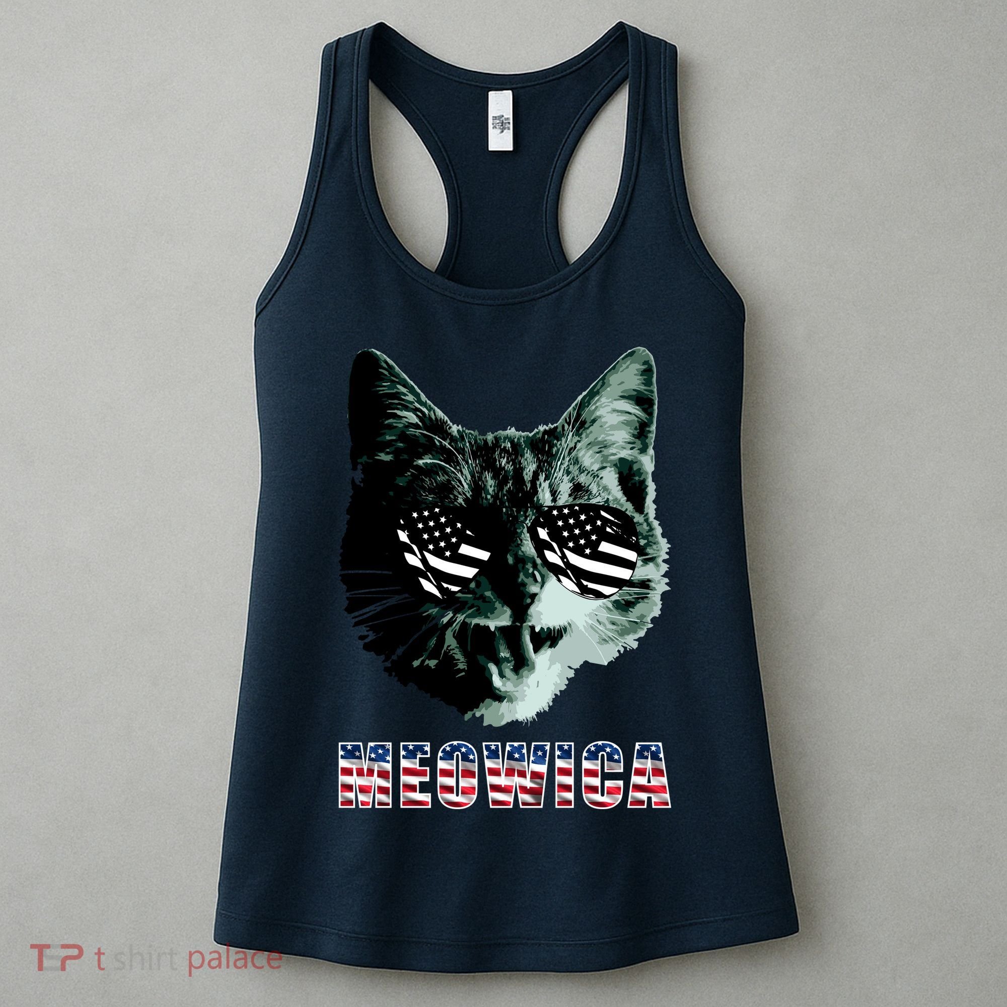 Meowica USA Cat Women's Tank Top