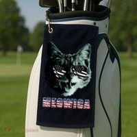Meowica USA Cat Golf Towel thumb 2
