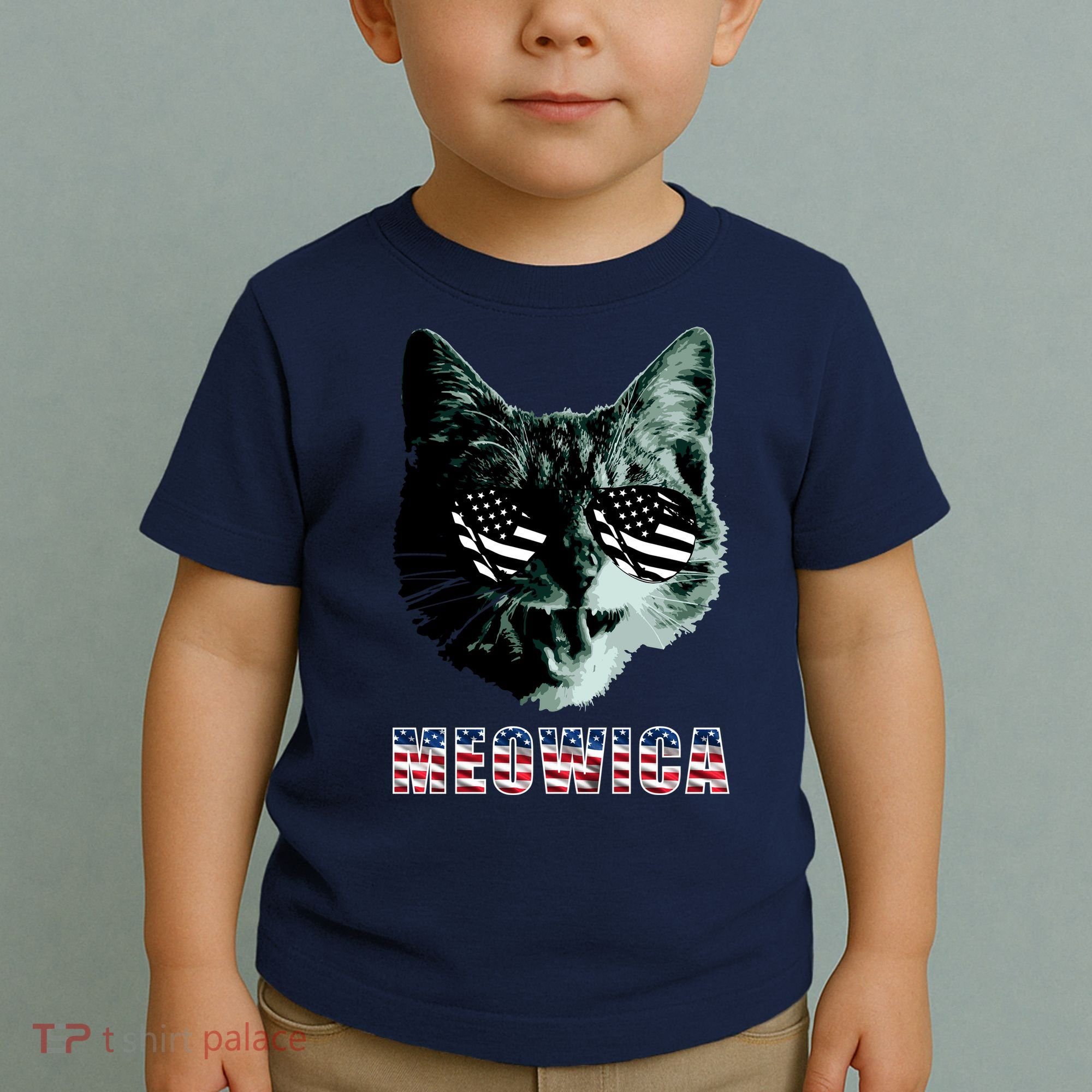 Meowica USA Cat Toddler T-Shirt