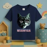 Meowica USA Cat Toddler T-Shirt thumb 3
