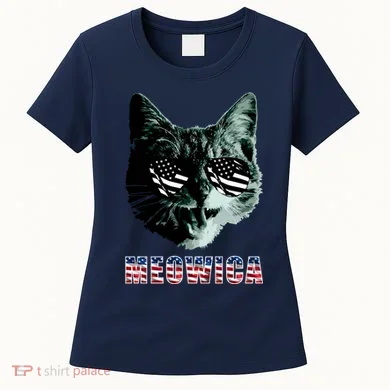 Meowica USA Cat Women's T-Shirt