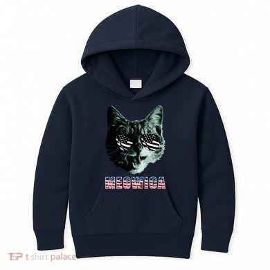 Meowica USA Cat Kids Hoodie