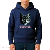 Meowica USA Cat Kids Hoodie thumb 4