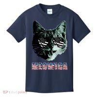 Meowica USA Cat Kids T-Shirt thumb 0