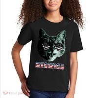 Meowica USA Cat Kids T-Shirt thumb 2