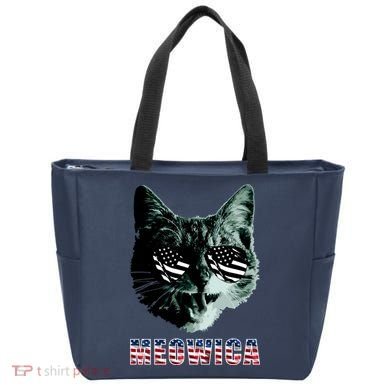 Meowica USA Cat Tote Bag
