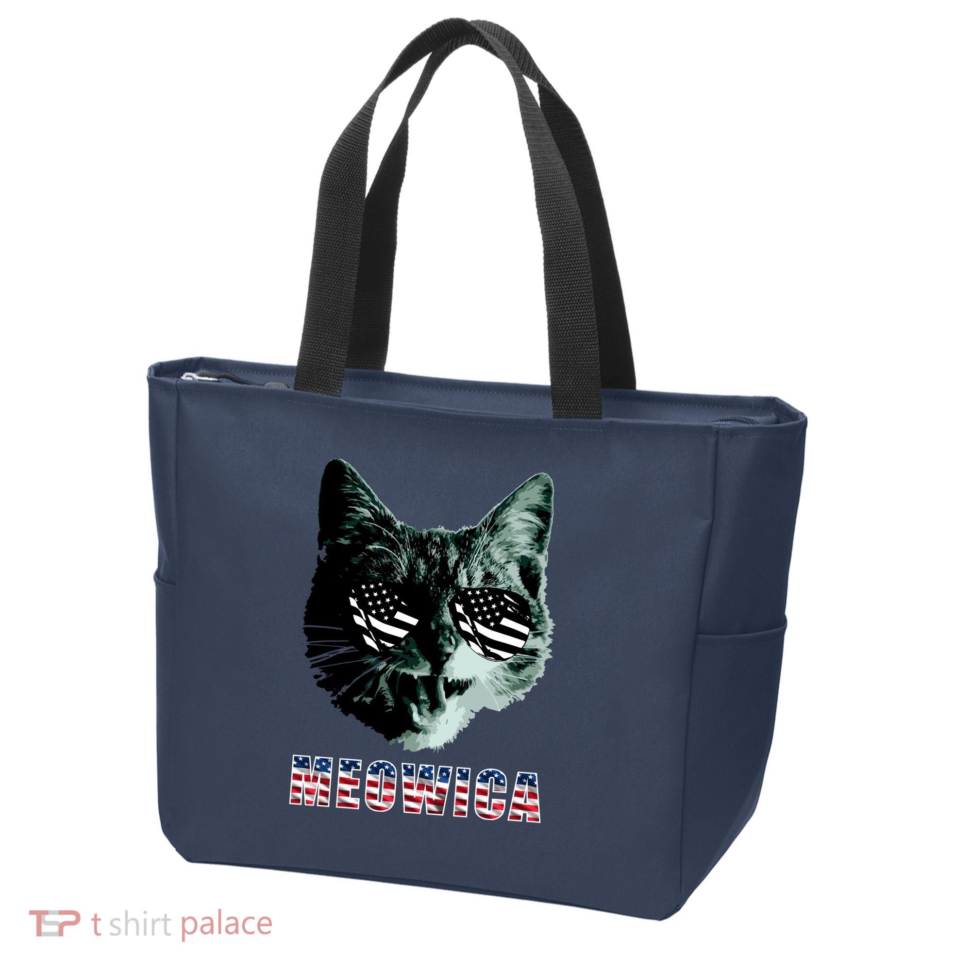 Meowica USA Cat Tote Bag