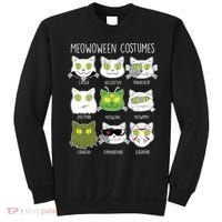 Meowoween Costumes Funny Cat Halloween Sweatshirt thumb 0