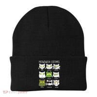 Meowoween Costumes Funny Cat Halloween Beanie thumb 0