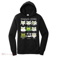 Meowoween Costumes Funny Cat Halloween Women's Hoodie thumb 0