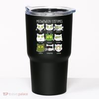 Meowoween Costumes Funny Cat Halloween Tumbler thumb 0