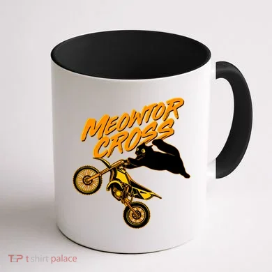 Meowtor Cross Coffee Mug back