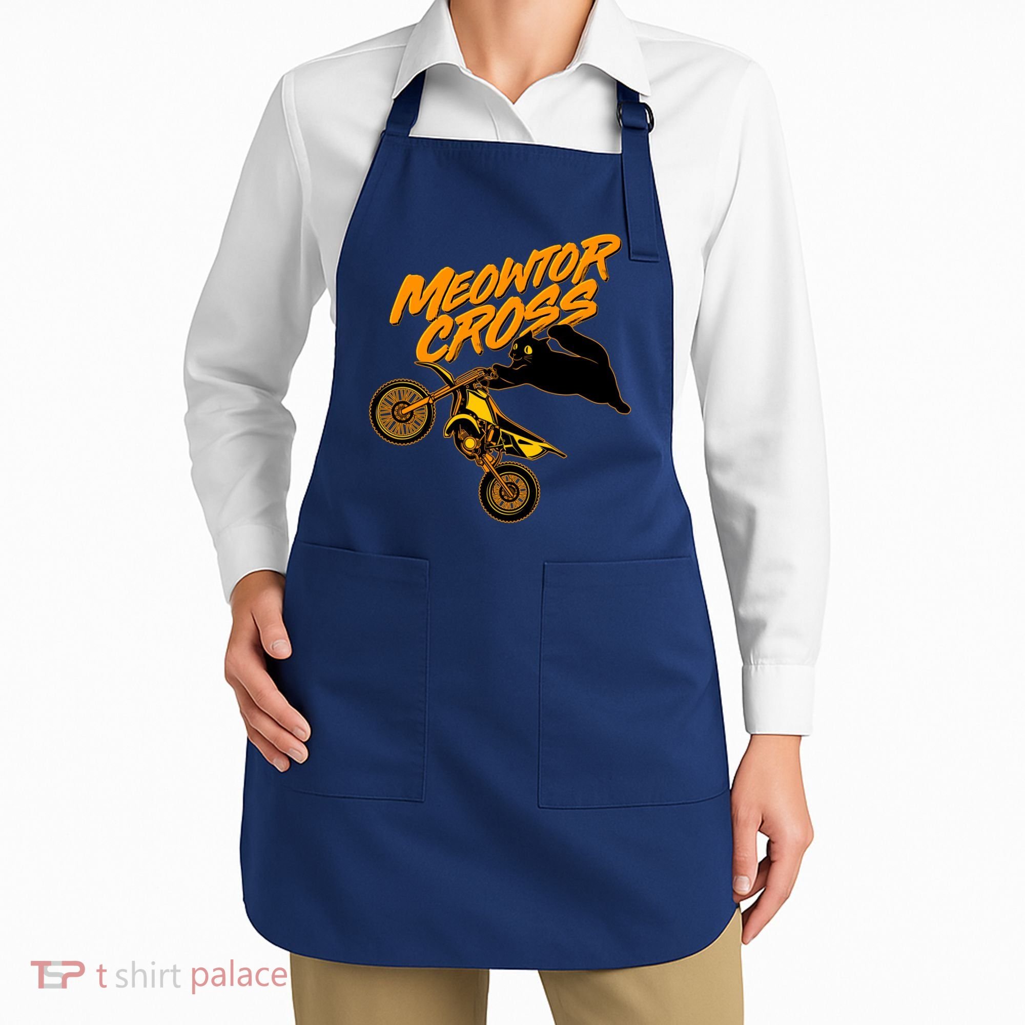 Meowtor Cross Apron
