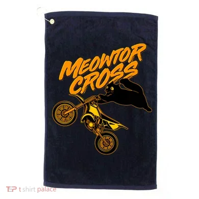 Meowtor Cross Golf Towel