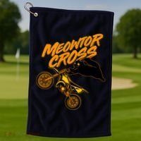 Meowtor Cross Golf Towel thumb 1