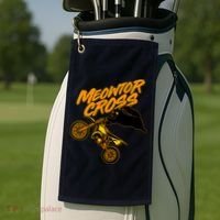 Meowtor Cross Golf Towel thumb 2