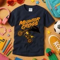 Meowtor Cross Kids T-Shirt thumb 3